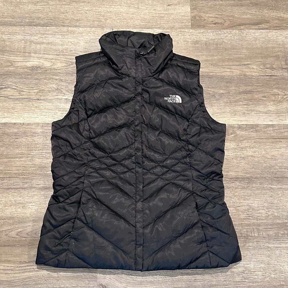 The North Face Aconcagua 550 Goose Down Vest Womens Small Black NF0A2TDS